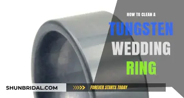 The Best Way to Clean Your Tungsten Wedding Ring