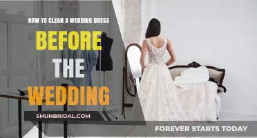 Cleaning Your Wedding Dress: Pre-Wedding Prep