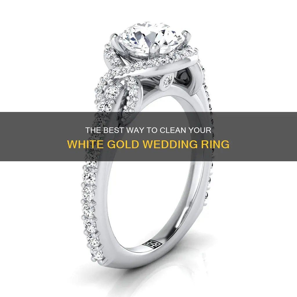 how to clean a white gold wedding ring