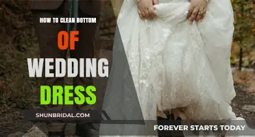 Cleaning Your Wedding Dress: Tips for the Bottom Hem