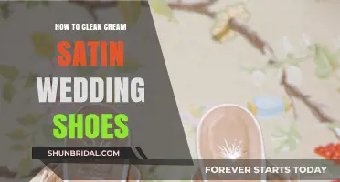 Gentle Cleaning Tips for Cream Satin Wedding Shoes: A Step-by-Step Guide