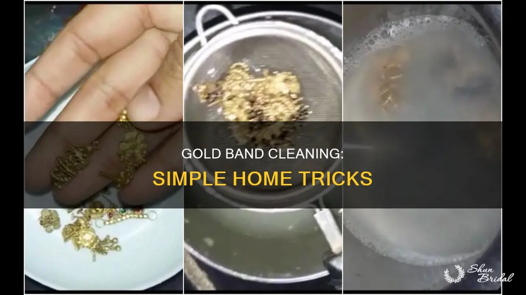 how to clean gold wedding band