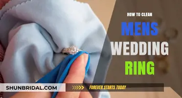 Gentle Cleaning: Men's Wedding Rings