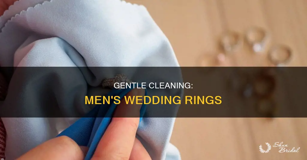how to clean mens wedding ring