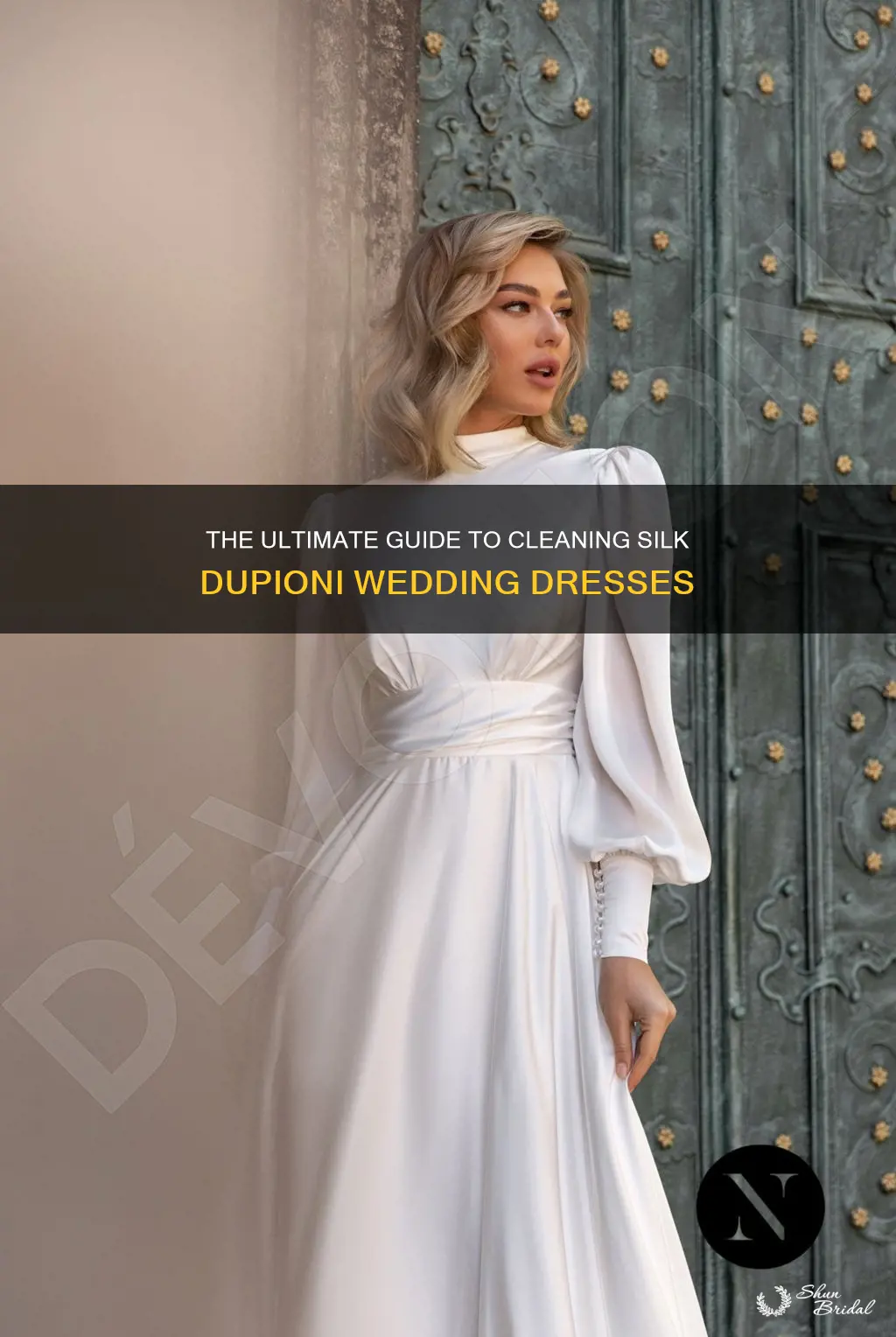 how to clean silk dupioni wedding dress