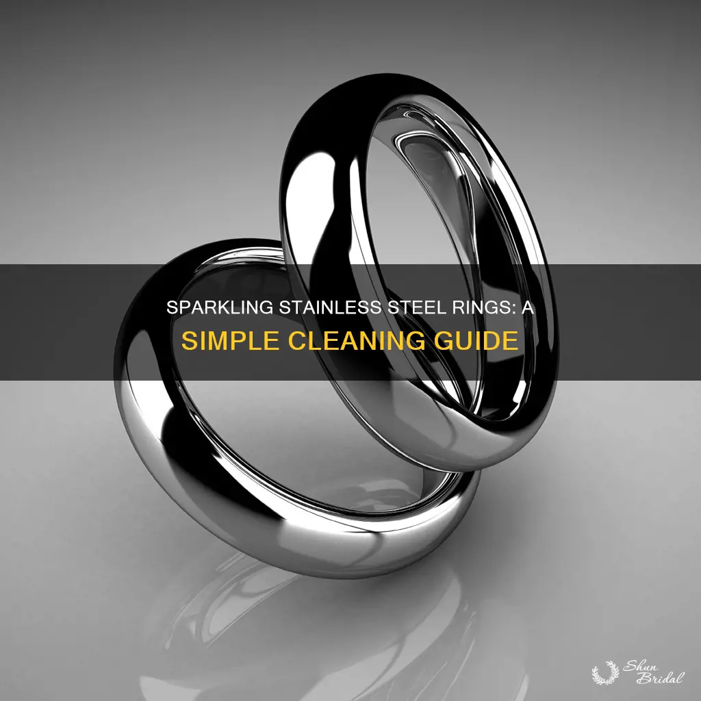 how to clean stainless steel wedding ring