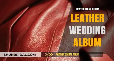 Revive Your Sticky Leather Wedding Album: Simple Cleaning Tips and Tricks