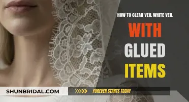 Cleaning Delicate White Veils with Glued Embellishments: A Step-by-Step Guide