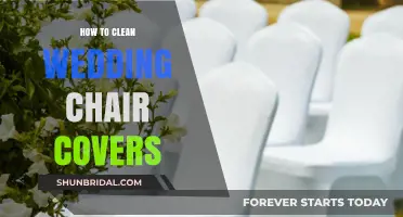 Effortless Tips for Cleaning and Preserving Wedding Chair Covers