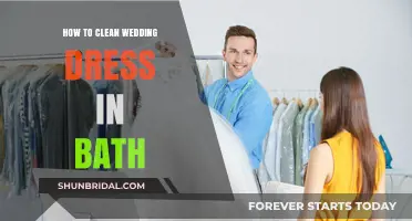 Bath-time Bliss: Cleaning Your Wedding Dress