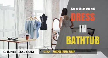 Bathtub Wedding Dress Cleaning: A Step-by-Step Guide