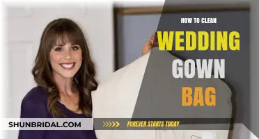 Preserving Your Wedding Gown: A Step-by-Step Guide to Cleaning the Bag