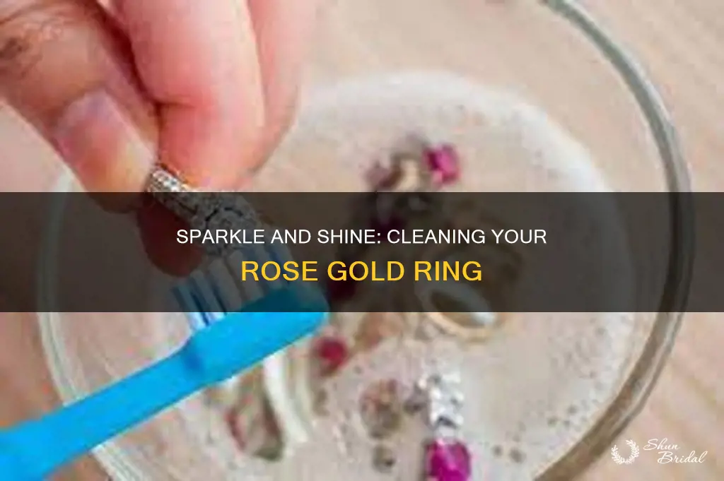 how to clean wedding ring rose gold