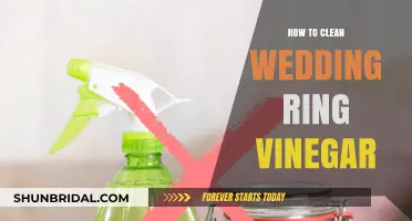 Sparkle Your Wedding Ring with Vinegar: A Quick Guide