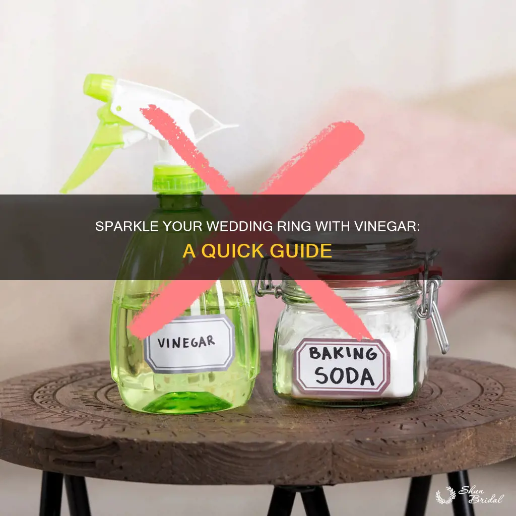 how to clean wedding ring vinegar