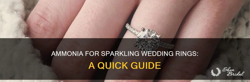 how to clean wedding ring with ammonia
