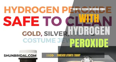 Sparkle Your Wedding Ring with Hydrogen Peroxide