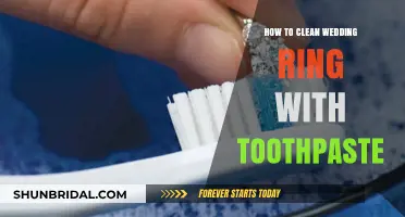 Toothpaste: The Secret to Sparkling Wedding Rings