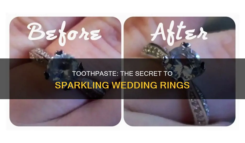how to clean wedding ring with toothpaste