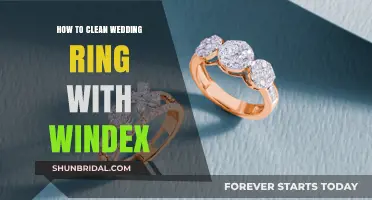 Sparkling Clean: Windex for Wedding Ring Care