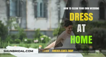 Cleaning Your Wedding Dress: DIY Home Guide