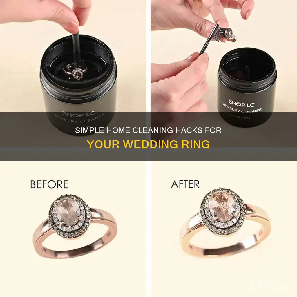 how to clean ypour wedding ring at home