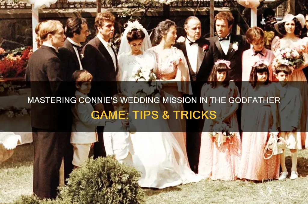 how to clear connies wedding in the godfather game