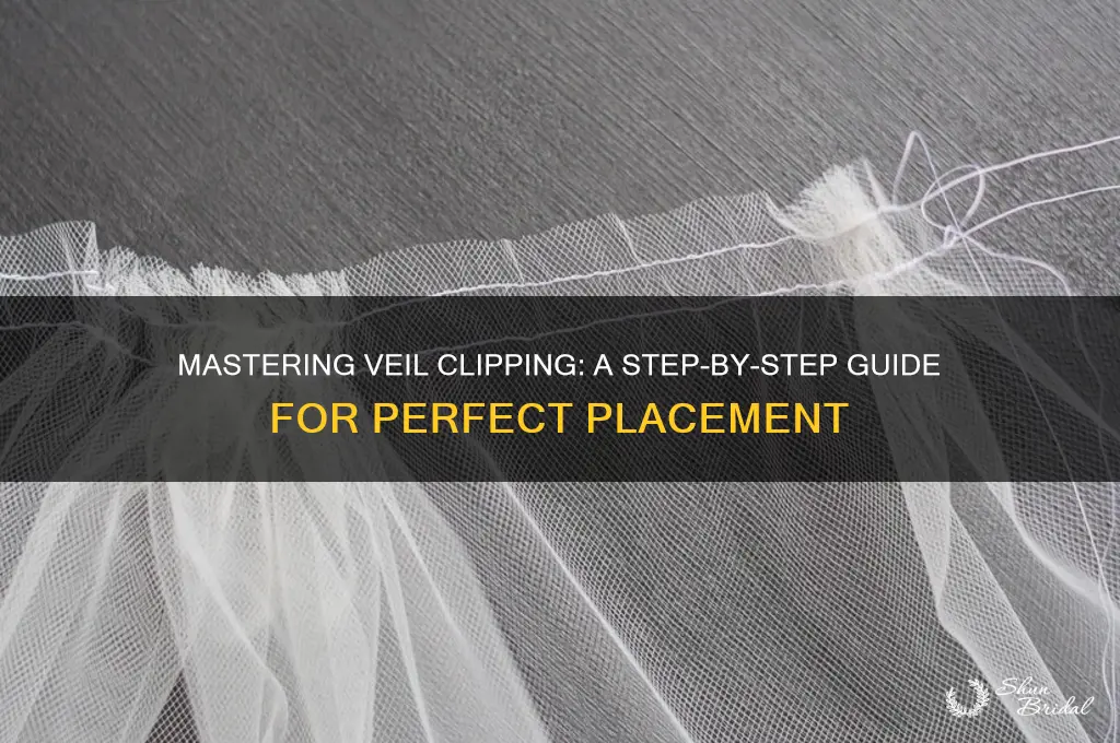 how to clip a veil