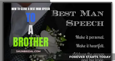 Best Man's Guide: Closing Words for a Brother