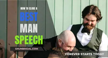 Conclude a Memorable Best Man Speech