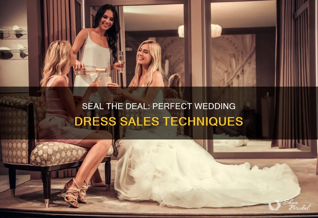 how to close a wedding dress sale