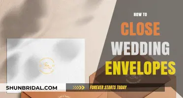 Elegant Envelope Sealing: A Step-by-Step Guide to Closing Wedding Invitations