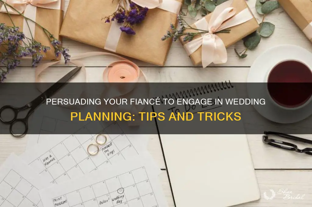 how to coax your fiance into wedding things