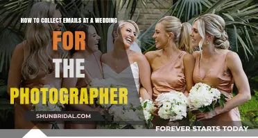 Capturing Guests' Emails: A Wedding Photographer's Guide