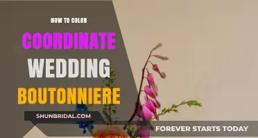 Elegant Boutonniere Color Coordination: Tips for a Perfect Wedding Look