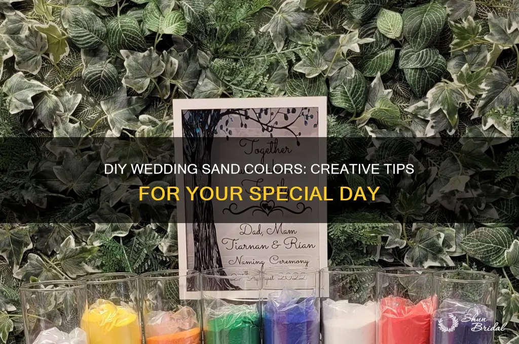 how to color sand for my wedding