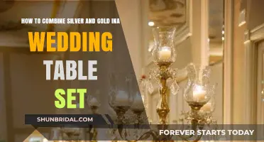 Elegant Harmony: Mixing Silver and Gold for Stunning Wedding Table Settings