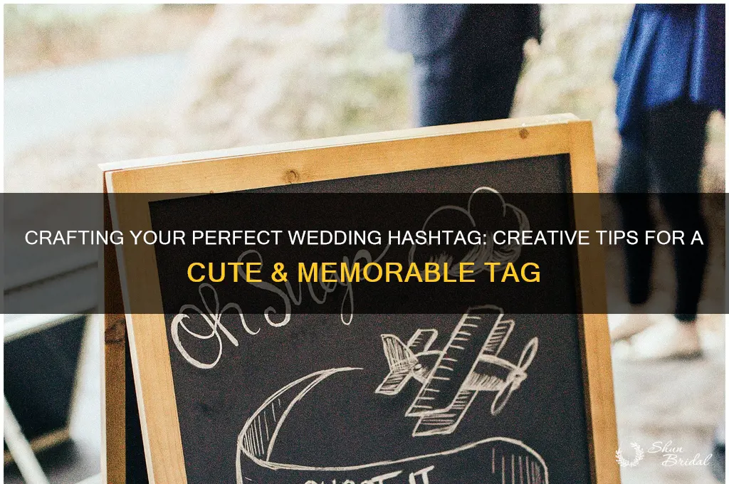 how to come up with a cute wedding hashtag