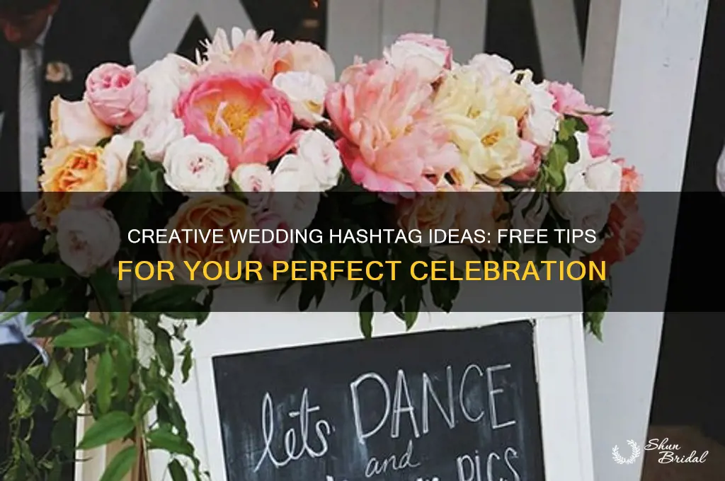 how to come up with a wedding hashtag free