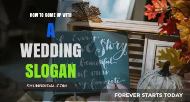 Crafting the Perfect Wedding Slogan: Tips for a Memorable Celebration