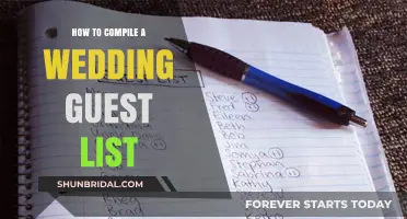 Mastering Your Wedding Guest List: Tips for Stress-Free Compilation