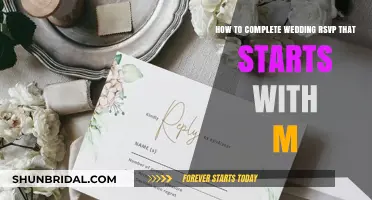 My RSVP: A Guide to Wedding Response Etiquette