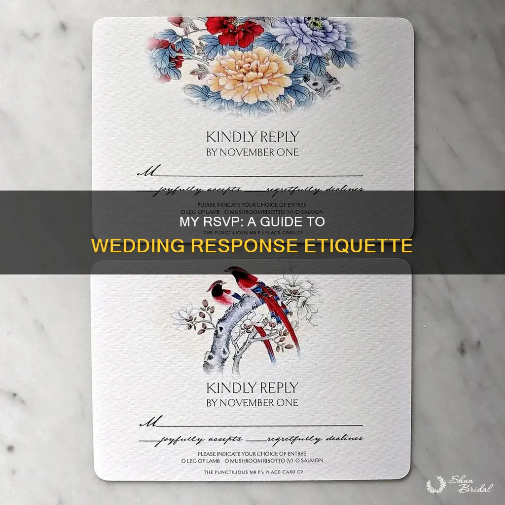 how to complete wedding rsvp that starts with m