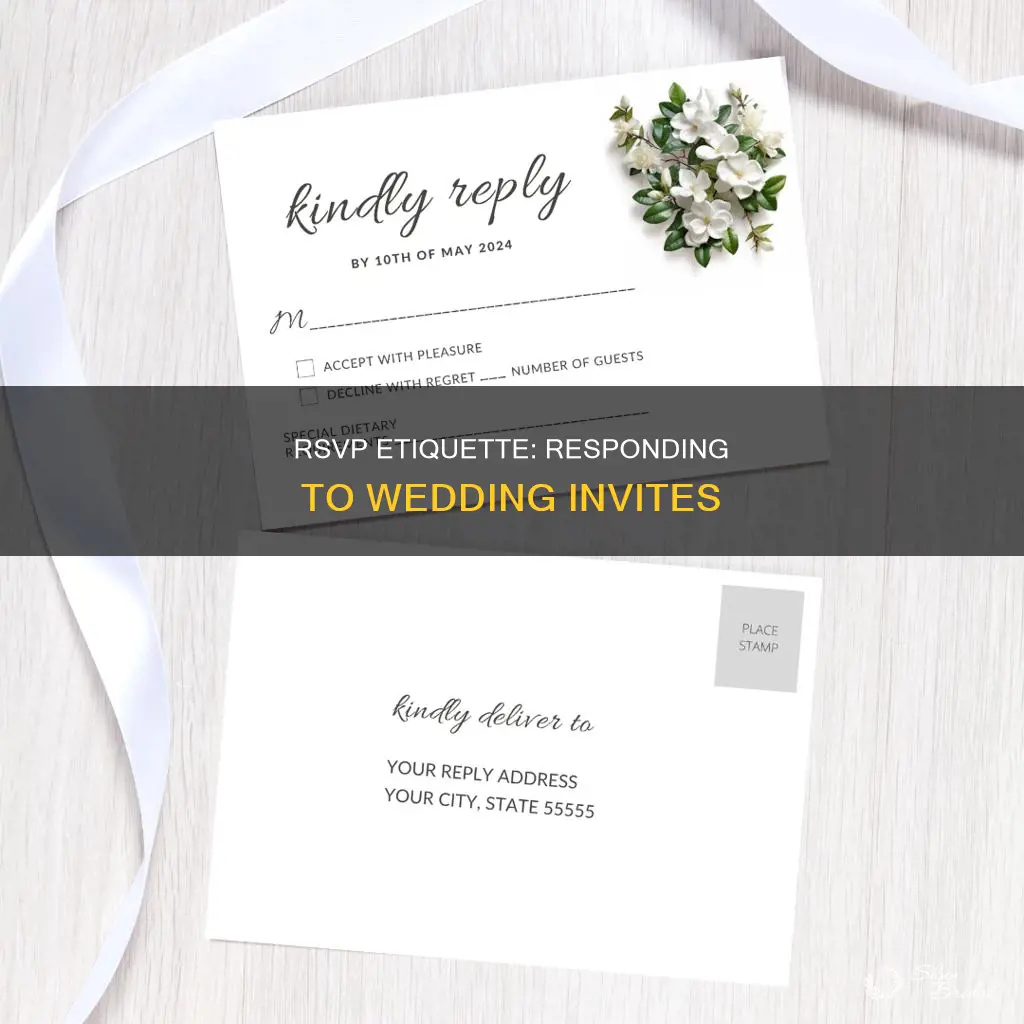 how to complete wedding rsvp