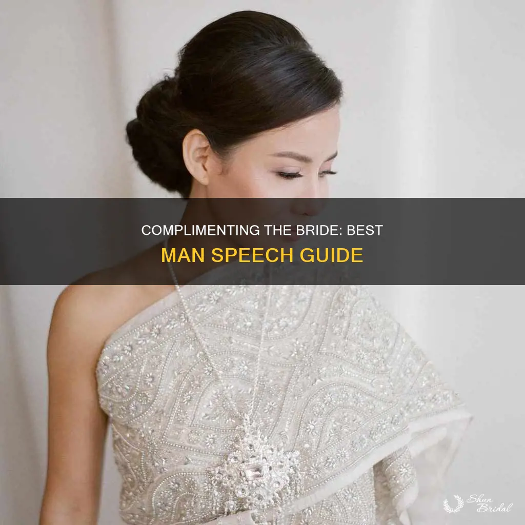 how to compliment the bride in a best man speech