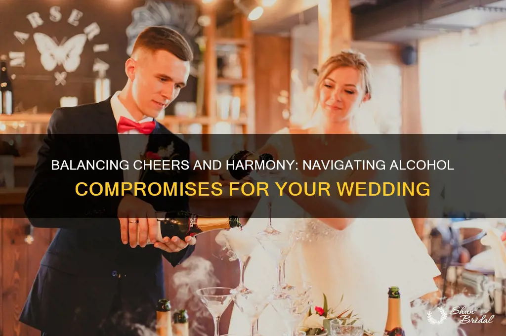 how to compromise on alcohol at a wedding