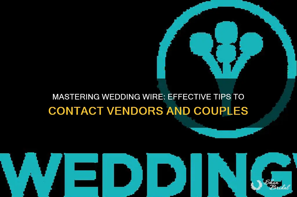 how to conact people on wedding wire
