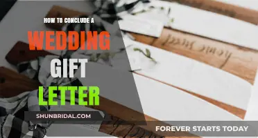 Crafting the Perfect Closing for Your Wedding Gift Thank-You Letter