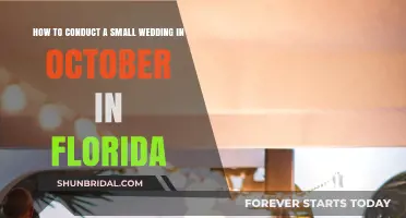 Intimate October Florida Wedding: Tips for a Cozy Celebration