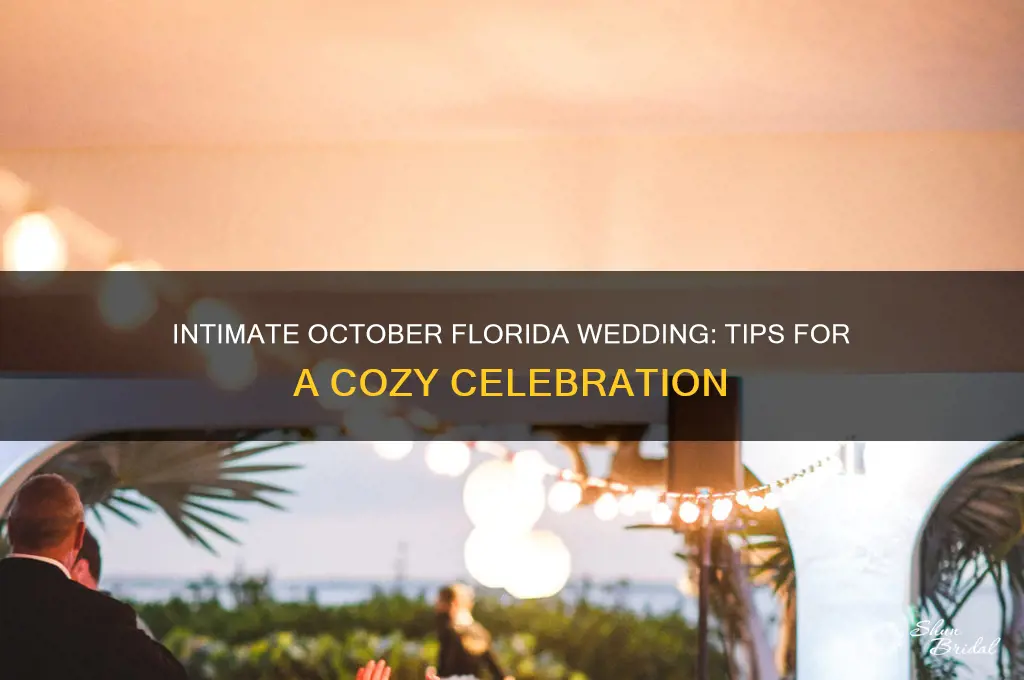 how to conduct a small wedding in October in Florida